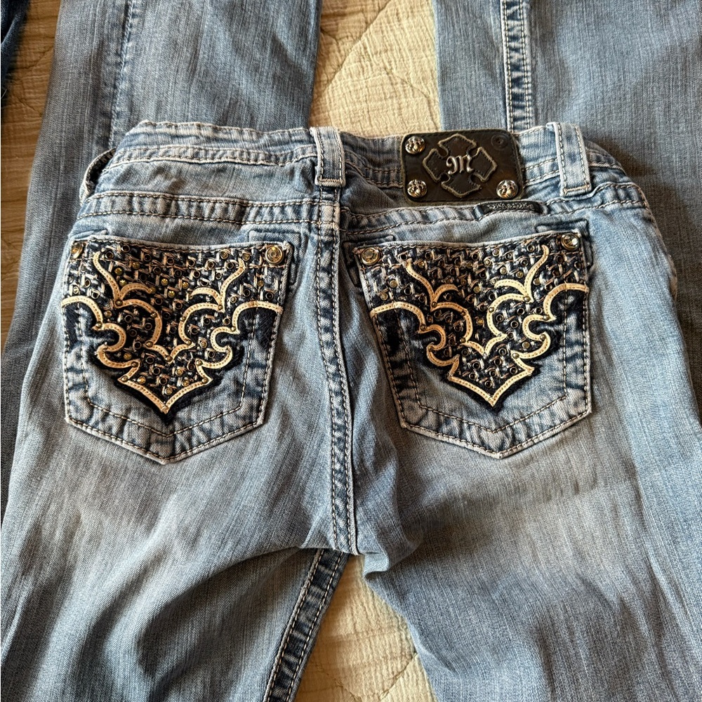 Miss Me Blue Boot Cut Jeans